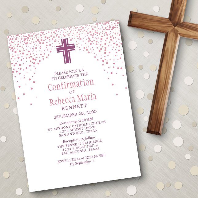 Invitation Confirmation pour filles (Créateur téléchargé)