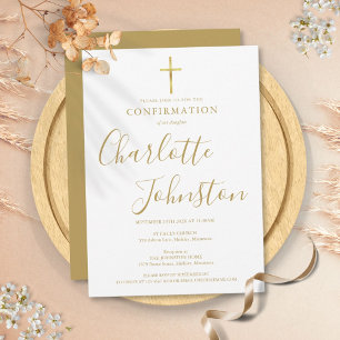 Invitation Confirmation Signature Or moderne