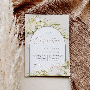 Invitation Confirmation Tropiques vintages