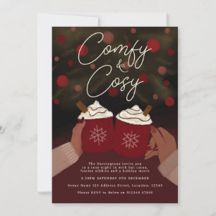 Invitation Confortable et confortable Hot Cocoa Fête invitati