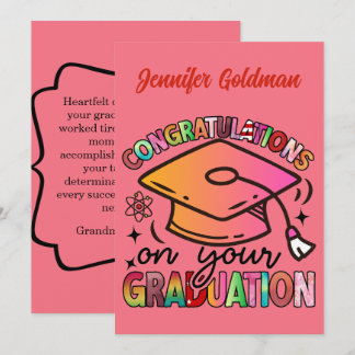 Invitation Congratulations on Graduation