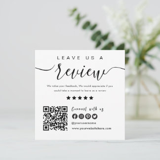 Invitation Connectez-vous avec le code QR Us | Laissez-Nous U