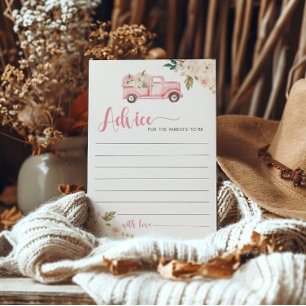 Invitation Conseil citrouille Baby shower Camion Pour Les Par