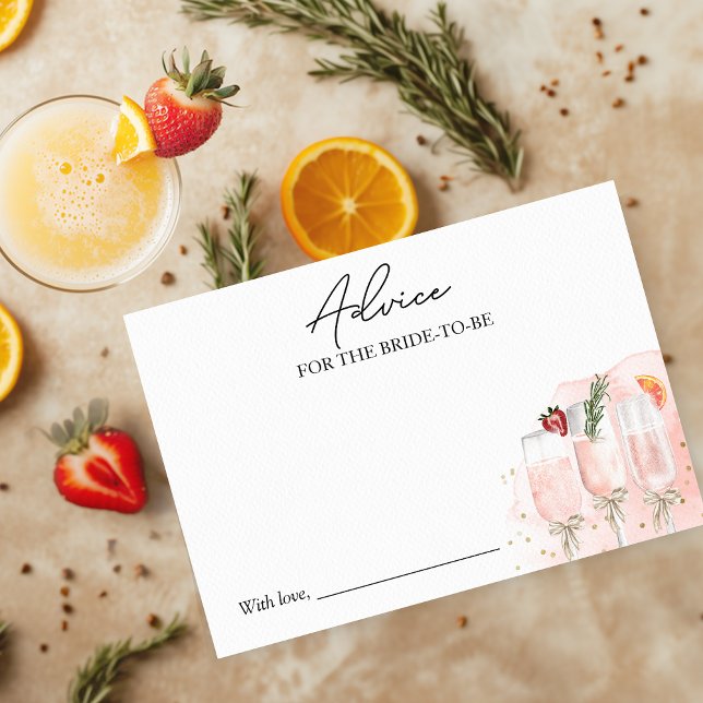 Invitation Conseil de Fête des mariées de Mimosa pour la cart (Créateur téléchargé)