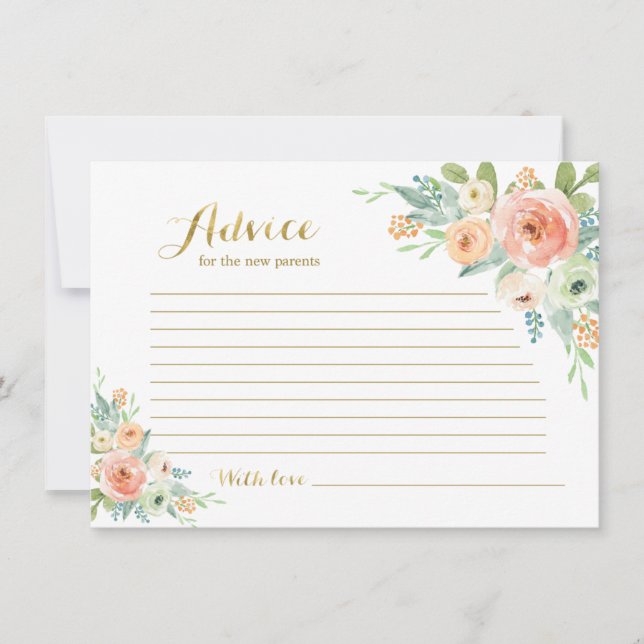 Invitation Conseil pour que la mère soit (Devant)