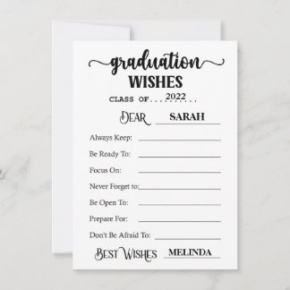 Invitation Conseils aux diplômés Cartes-Conseils pour les dip