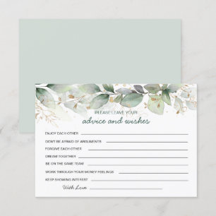 Invitation Conseils de verdure et vœux pour les nouveaux M. e