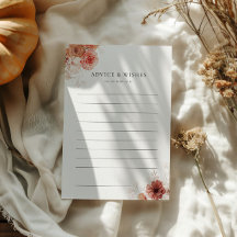 Conseils et souhaits chute Fête des mariées floral