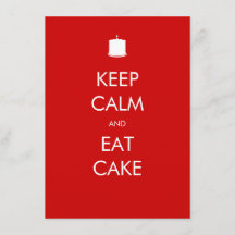 Conserver le calme manger gâteau 90e anniversaire 