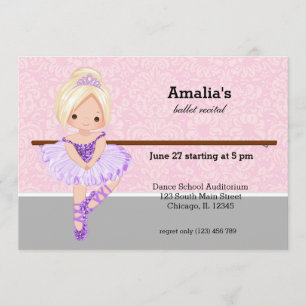 Invitation Considérant Ballet