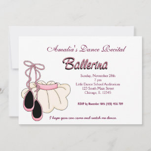 Invitation Considérant Danse