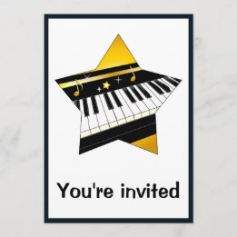 Invitation : Considérant de piano avec l'étoile