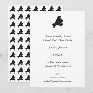 Invitation Considérant Piano