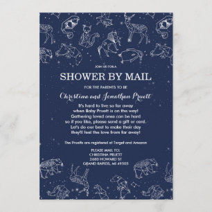 Invitation Constellations Baby shower Par Intervalle De Courr