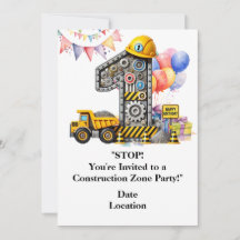 Construction 1ère fête d'anniversaire