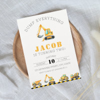 Construction Anniversaire Débitmètre Camion Excava