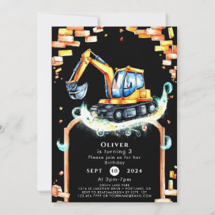 Invitation Construction Magique Builder Anniversaire