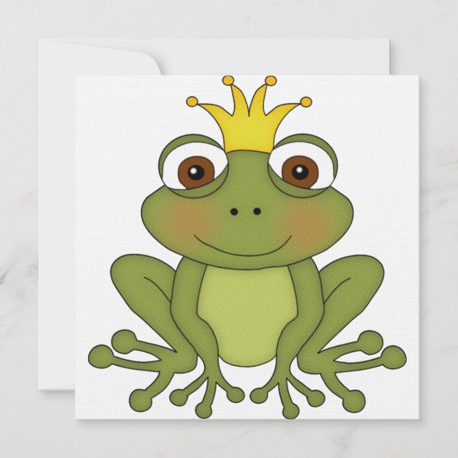 Invitation Conte de fée de la Grenouille (Devant)