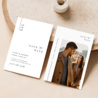 Contemporain Élégant Mariage Photo Enregistrer La