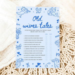 Invitation Contes de bonne femme Blue Valentine Jeu pour Baby