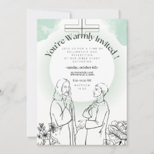 Invitation Conversation biblique modifiable Bible Etude bibli