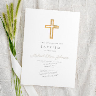 Invitation Conversation religieuse Script de type croisé Bapt