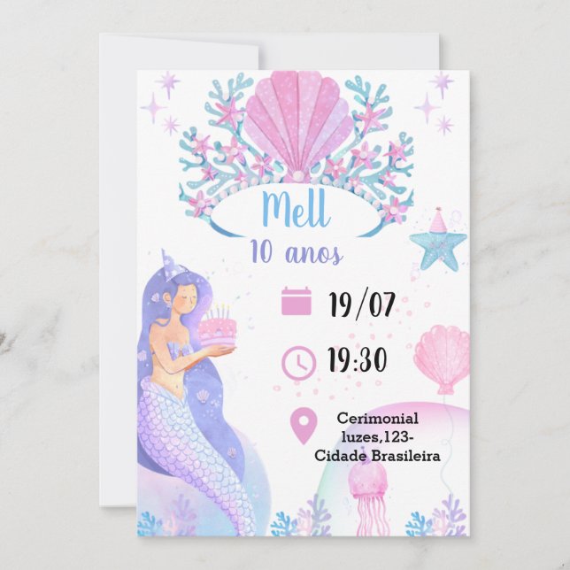 Invitation Convite de seria (Devant)