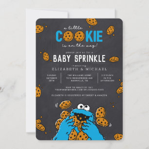 Invitation Cookie Monster Chalkboard Baby Sprinkle