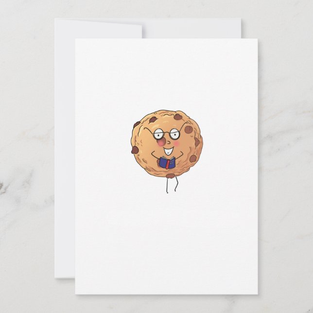 Invitation Cookie, thème de nourriture mignonne (Devant)