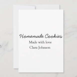 Invitation Cookiers faits maison ajouter votre nom de texte j