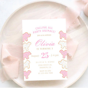 Invitation Cookies Animaux glaçés téléchargement instantané d