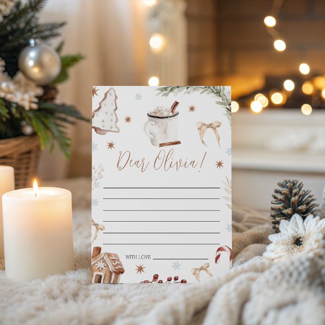 Invitation Cookies & Cocoa Time Capsule Card (Créateur téléchargé)