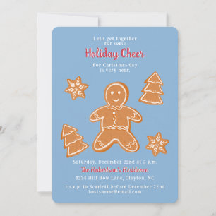 Invitation Cookies de pain d'épices