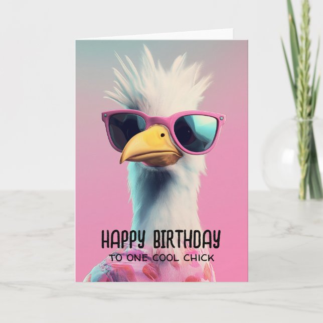 Invitation Cool Chic : l'aigle impertinent avec du style (Devant)