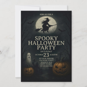 Invitation Cool déplaisant Éffrayant Halloween Fête Invitatio