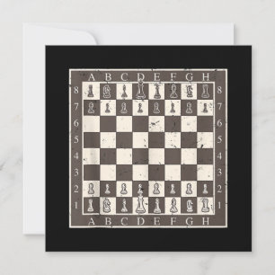 Invitation Cool Jeu d'échecs Halloween Costume drôle Lazy do-