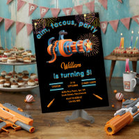 Cool Nerf Wars Party Top Gun 5e anniversaire