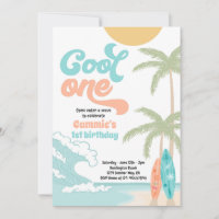 Cool One Retro Surf 1er anniversaire