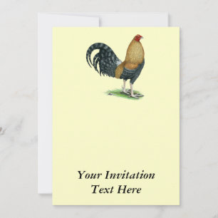 Invitation Coq de combat : Dom ou Crele