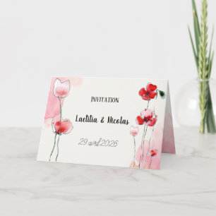 Invitation "Coquelicots"