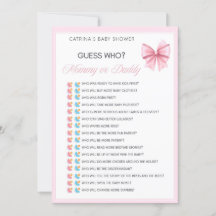 Coquette Bow rose - Nom modifiable, 5x7
