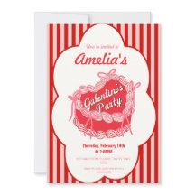 Coquette gâteau de la Saint-Valentin Rouge rose