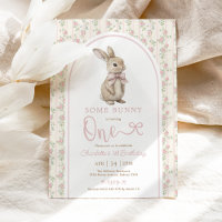 Coquette Lapin Rose Vintage Lapin 1er Anniversaire