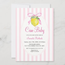 Coquette Lemon Rose Ciao Baby Shower