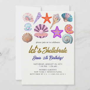 Invitation coquillages