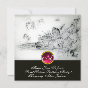 Invitation Coquillages FÊTE D'ANNIVERSAIRE SUCRÉE SEIZE ANS, 