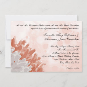 Invitation Corail et récif blanc