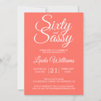 Corail tropical 60 et Sassy 60ème anniversaire