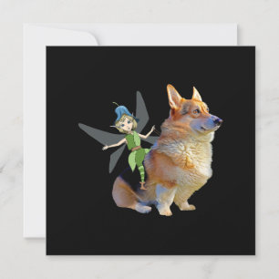 Invitation Corgi & Fairy - Funny Pembroke Welsh Corgi