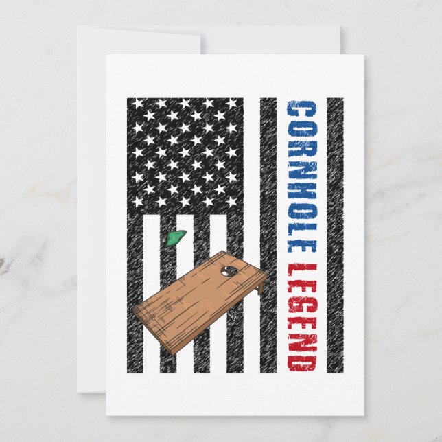 Invitation Cornhole Legend USA (Devant)